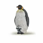 Figurina Papo Pinguin Imperial realistă, pictată manual, 7,6 cm