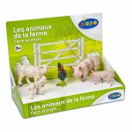 Set 5 figurine Papo cu animale de fermă pentru copii 3+