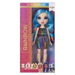 Papusa Rainbow High Amaya Raine fashion, par lung albastru, multicolor