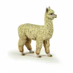 Figurina alpaca Papo pictata manual, animal realist pentru copii