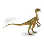 Figurina dinozaur Compsognathus Papo, pictată manual, 15 cm
