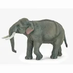 Figurina Papo Elefant Asiatic pictata manual, realista, 14,44 cm