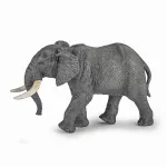 Figurina Papo Elefant African, pictata manual, pentru copii 3+ ani