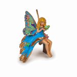 Figurina Papo Elf Copil Albastru, pictata manual, 7 cm