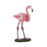 Figurină flamingo mare Papo, realistă, pictată manual, 10 cm