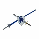 Set 10 sabii si scuturi medievale Papo pentru figurine