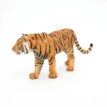 Figurina tigru Papo pictata manual, animal salbatic realist pentru copii