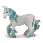 Figurina Papo Unicornul Ghetii, jucarie fantasy pictata manual