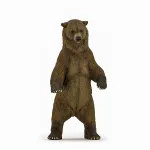 Figurina urs grizzly Papo, pictata manual, animal salbatic realist