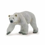 Figurina urs polar Papo, animal salbatic realist, pictata manual