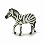 Figurina zebra Papo pictata manual, animal salbatic realist pentru copii