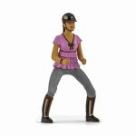 Figurina Papo Calareata Moderna, pictata manual, pentru copii 3+ ani