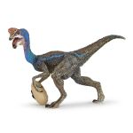 Figurina dinozaur Oviraptor albastru Papo, pictata manual, 12 cm