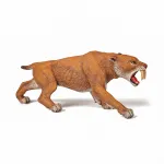 Figurina Papo Smilodon preistoric, pictata manual, 15.8 cm