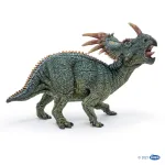Figurină dinozaur Styracosaurus verde Papo, pictată manual