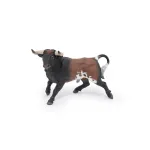 Figurina taur spaniol maro Papo, pictata manual, 15 cm