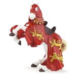 Figurina Papo Calul Regelui Richard, cal medieval pictat manual