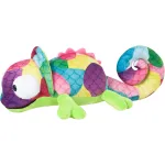 Jucarie de plus Cameleon 40 cm, multicolor, moale si pufos