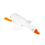 Jucarie de plus gasca alba 50 cm, moale si pufoasa pentru copii