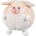 Iepuraș de pluș balonaș mic 28 cm, moale și pufos, multicolor