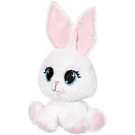 Iepuraș de pluș alb Mila, moale și adorabil, 25 cm