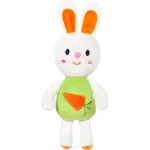 Iepuras de plus verde Zigo, moale si hipoalergenic, 22 cm
