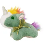 Plus inorog verde din plus 13 cm, moale si adorabil pentru copii