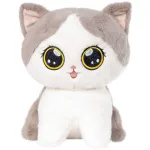 Pisică de pluș Molly 24 cm, multicoloră, moale și adorabilă