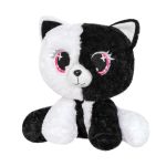 PLUS PISICA NEGRU CU ALB 25CM