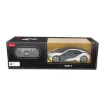 Masina cu telecomanda BMW i8 alba, scara 1:24, 2.4 GHz, Rastar