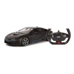 Masina cu telecomanda BMW i8 negru, scara 1:14, 2.4 GHz, Rastar