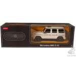 Mașină cu telecomandă Mercedes-Benz G63 albă, scara 1:24, Rastar