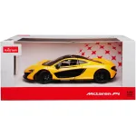 Macheta auto metalica McLaren P1 galben, scara 1:24, Rastar