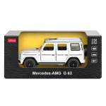 Macheta auto Mercedes-AMG G63 alba din metal, scara 1:32, Rastar