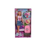 Papusa Steffi de vacanta cu troler si accesorii, 29 cm