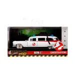 Masinuta metalica Ghostbusters Ecto-1, scara 1:32, alba