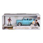 Masinuta Harry Potter Ford Anglia 1959 scara 1:24 cu figurina metalica