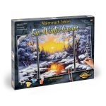 Kit pictură pe numere Schipper Iarna, triptic 3 tablouri 50x80 cm