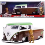 Masinuta metalica Groot Volkswagen Bus Pickup 1963, scara 1:24
