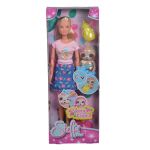 Păpușa Steffi Love cu leneș somnoros interactiv și accesorii