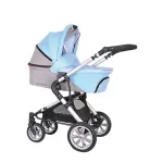 Carucior 2 in 1 Coletto Giovanni Blue, cu landou si parte sport