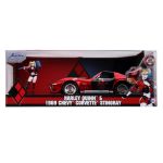 Mașinuță din metal Harley Quinn 1969 Chevy Corvette Stingray 1:24