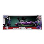 Mașinuță metalică Chevy Corvette Stingray 2009 cu figurina Joker, 1:24