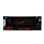 Masinuta Batman Batmobile 2022 din metal cu figurina, scara 1:24