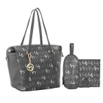 Geantă multifuncțională pentru mămici Hannah Asphalt Clevamama