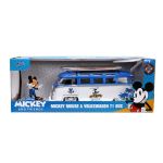 Masinuta din metal Volkswagen T1 Bus 1:24 cu Mickey Mouse