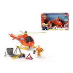 Elicopterul Wallaby Pompierul Sam cu figurina Tom Thomas