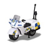 Motocicletă de poliție Pompierul Sam din metal, scara 1:64