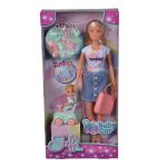 STEFFI LOVE PAPUSA STEFFI CU MASINUTA PREMERGATOR SI BEBE