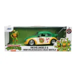 Mașinuță metalică Testoasele Ninja VW Drag Beetle 1959 1:24